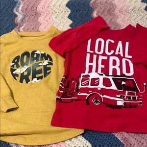 Garanimals Mustard long sleeve- old Navy long sleeve. Sold as pair